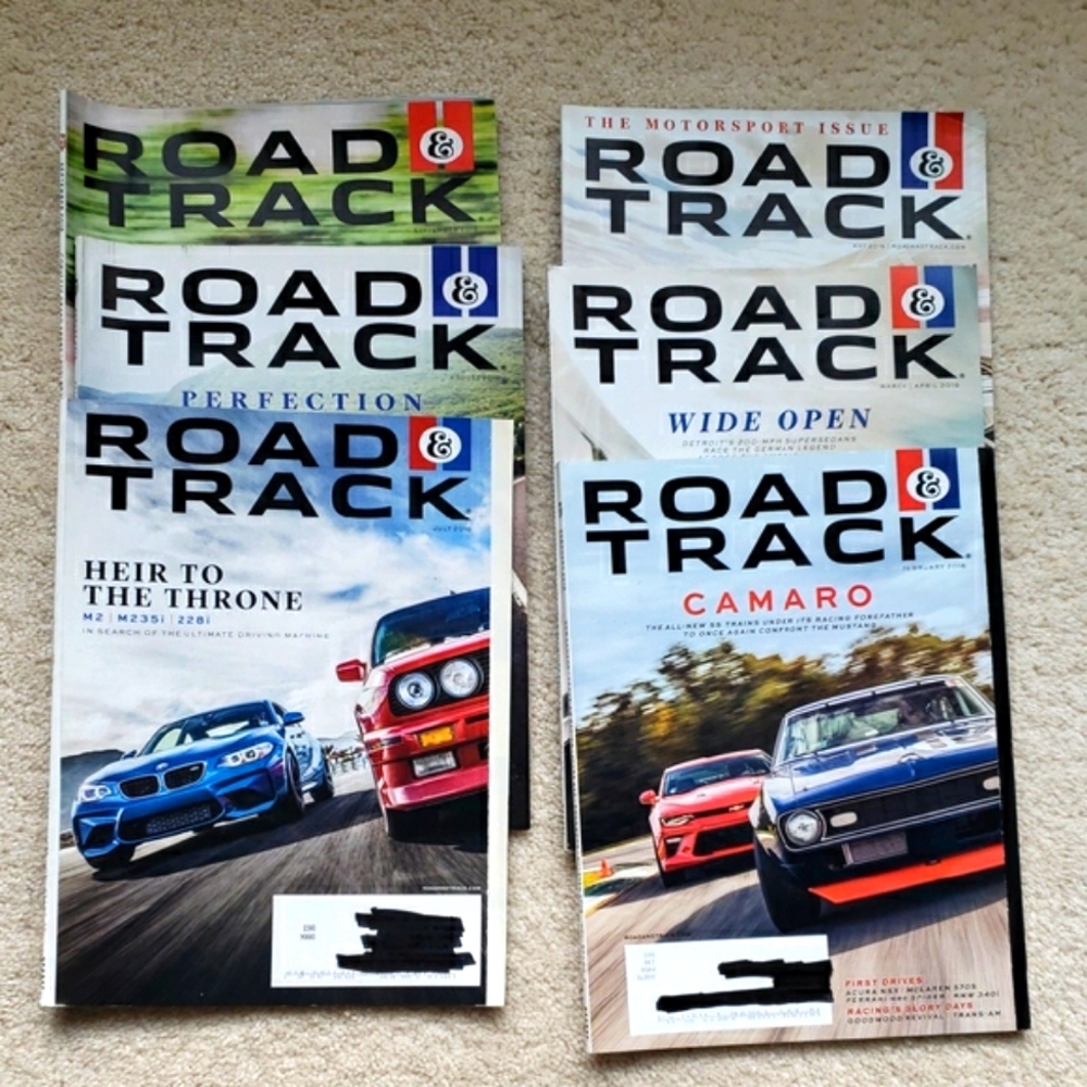 Road & Track 2016 Magazine Bundle